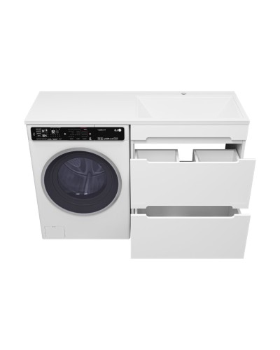 Байкал - 70 Тумба под стиральную машину 2 ящ .ПВХ / раковина правая