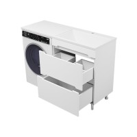 Байкал - 70 Тумба под стиральную машину 2 ящ .ПВХ / раковина правая