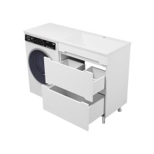 Байкал - 70 Тумба под стиральную машину 2 ящ .ПВХ / раковина правая