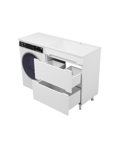 Байкал - 70 Тумба под стиральную машину 2 ящ .ПВХ / раковина правая