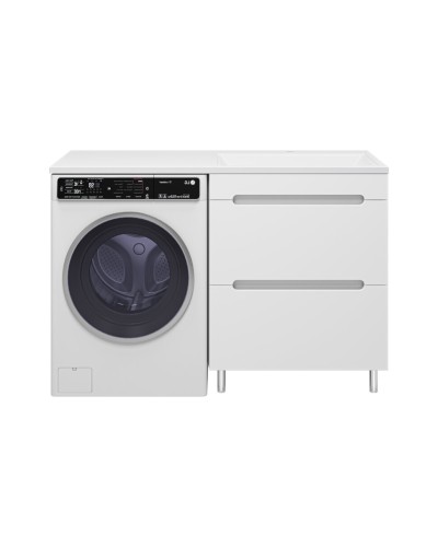 Байкал - 70 Тумба под стиральную машину 2 ящ .ПВХ / раковина правая