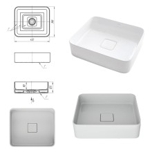 Манго - 65 Тумба подвесная 1 ящ белая эмаль глянец / раковина