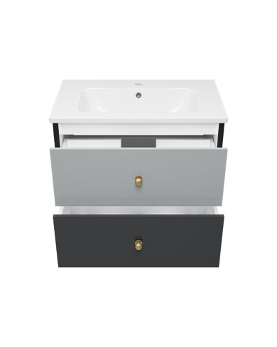 Кристиан - 80 Тумба подвесная с 2 ящ. / раковина