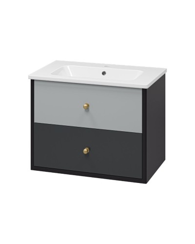 Кристиан - 80 Тумба подвесная с 2 ящ. / раковина