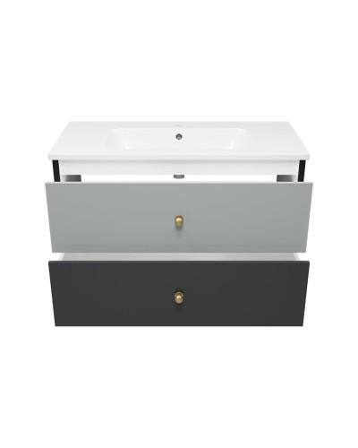 Кристиан -100 Тумба подвесная с 2 ящ. / раковина