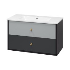 Кристиан -100 Тумба подвесная с 2 ящ. / раковина