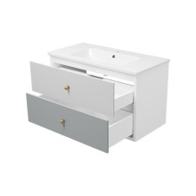 Анастейша -100 Тумба подвесная с 2 ящ. / раковина