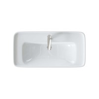 ENFIDA -100 Тумба напольная 3 ящ. белая мат. эмаль / раковина