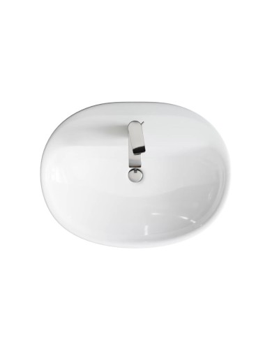 SAVOY - 80 Тумба подвесная с 1 ящ. черный / раковина