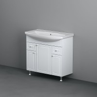 Тумба с раковиной Damixa RedBlu Palace One 85 M41-FSX0853WG-WCC085 Белая