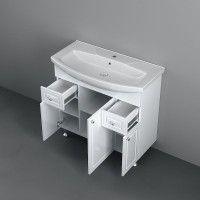 Тумба с раковиной Damixa RedBlu Palace One 85 M41-FSX0853WG-WCC085 Белая