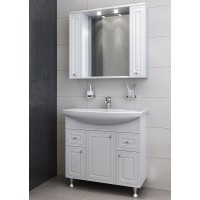 Тумба с раковиной Damixa RedBlu Palace One 85 M41-FSX0853WG-WCC085 Белая