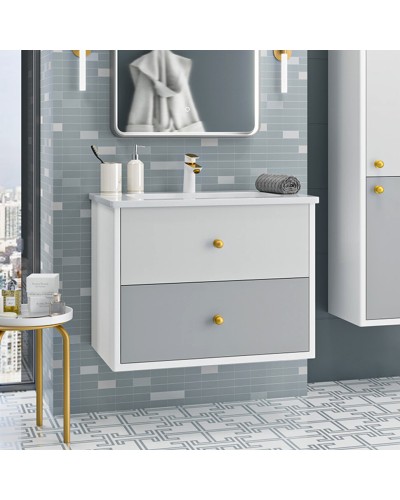 Анастейша - 80 Тумба подвесная с 2 ящ. / раковина