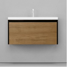 Тумба под раковину Velvex Klaufs 90.1Y tpKLA.90.1Y-617.217 подвесная Шатанэ Черная