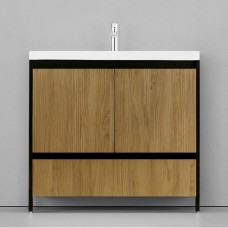 Тумба под раковину Velvex Klaufs 90.2D.1Y tnKLA.90.2D.1Y-617.217 Шатанэ Черная