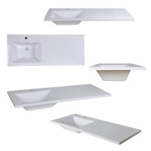 GRAFIT - 40 Тумба напольная 3 ящ. Графит под стиральную машину / раковина Гавана лев.