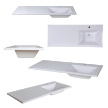 GRAFIT - 40 Тумба напольная 3 ящ. Графит под стиральную машину / раковина Гавана прав.