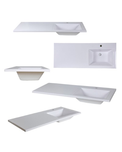 GRAFIT - 40 Тумба напольная 3 ящ. Графит под стиральную машину / раковина Гавана прав.