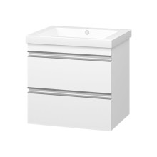 Ингрид - 60 Тумба подвесная с 2 ящ.эмаль / раковина