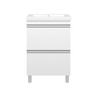Ингрид - 60 Тумба напольная с 2 ящ.эмаль / раковина
