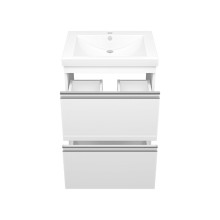 Ингрид - 60 Тумба напольная с 2 ящ.эмаль / раковина