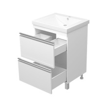 Ингрид - 60 Тумба напольная с 2 ящ.эмаль / раковина
