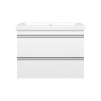 Ингрид - 75 Тумба подвесная с 2 ящ.эмаль / раковина