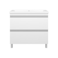 Ингрид - 90 Тумба напольная с 2 ящ.эмаль / раковина