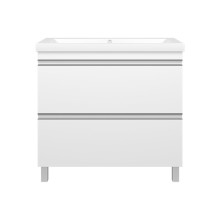 Ингрид - 90 Тумба напольная с 2 ящ.эмаль / раковина