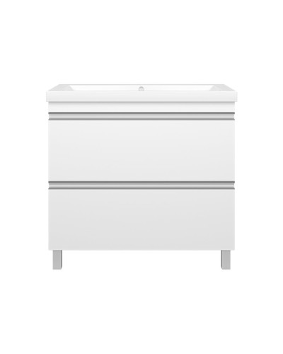 Ингрид - 90 Тумба напольная с 2 ящ.эмаль / раковина