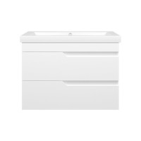 Софт - 75 Тумба подвесная с 2 ящ.эмаль / раковина