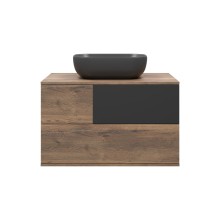 Коломбо - 80 Тумба подвесная 2 ящ. с отталк. / раковина