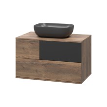 Коломбо - 80 Тумба подвесная 2 ящ. с отталк. / раковина