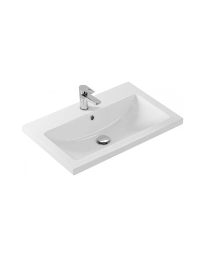 Терра - 70 Тумба с 3 ящ. серая / раковина