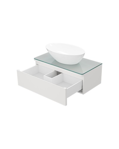 Скай - 80 Тумба с 1-им ящ. подвесная / столешница/ раковина