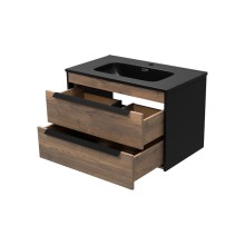 MONSOUR - 80 Тумба подвесная с 2 ящ. / раковина