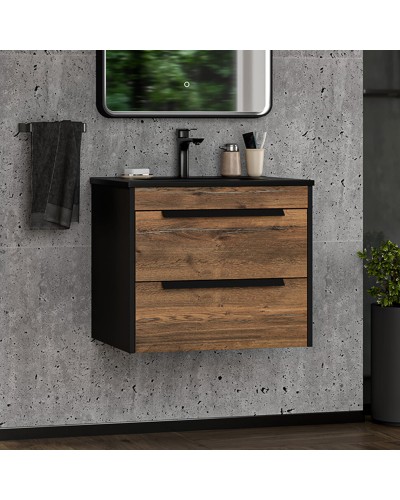 MONSOUR - 60 Тумба подвесная с 2 ящ. / раковина