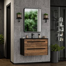 MONSOUR - 80 Тумба подвесная с 2 ящ. / раковина