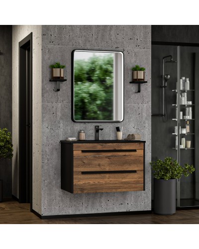 MONSOUR - 80 Тумба подвесная с 2 ящ. / раковина