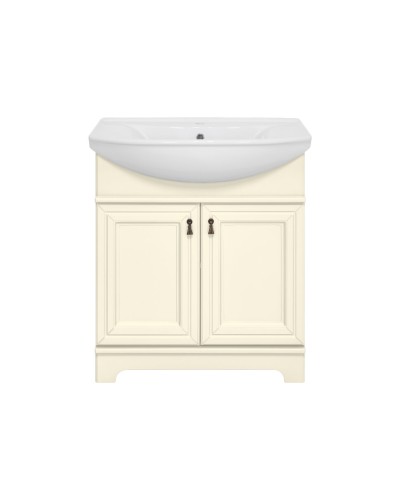 Лувр - 85 Тумба напольная, слоновая кость / раковина