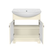 Лувр - 85 Тумба напольная, слоновая кость / раковина