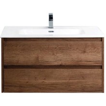 Тумба под раковину BelBagno KRAFT 39-800/390-2C-SO-RT подвесная Rovere Tabacco