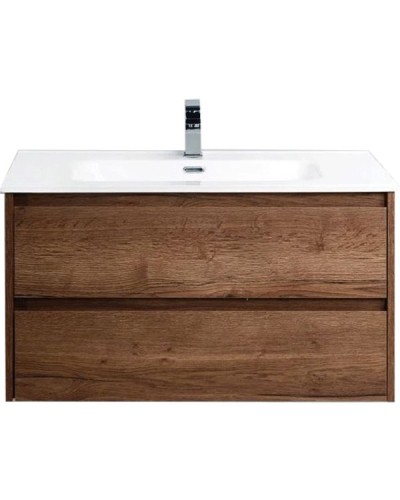 Тумба под раковину BelBagno KRAFT 39-800/390-2C-SO-RT подвесная Rovere Tabacco