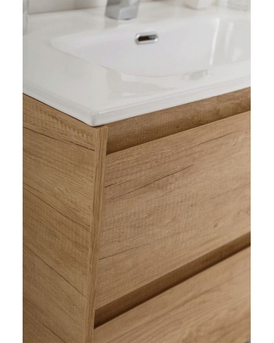 Тумба под раковину BelBagno KRAFT 39-800/390-2C-SO-RNN подвесная Rovere Nebrasca Nature