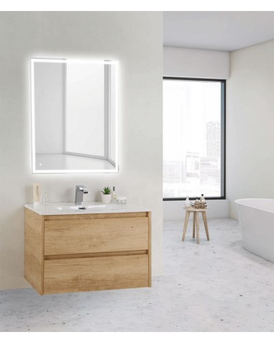 Тумба под раковину BelBagno KRAFT 39-800/390-2C-SO-RNN подвесная Rovere Nebrasca Nature