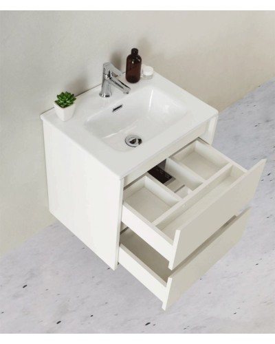 Тумба под раковину BelBagno KRAFT 39-800/390-2C-SO-BO подвесная Bianco Opaco