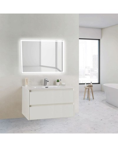 Тумба под раковину BelBagno KRAFT 39-800/390-2C-SO-BO подвесная Bianco Opaco