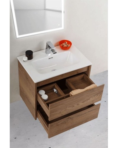 Тумба под раковину BelBagno KRAFT 39-700/390-2C-SO-RT подвесная Rovere Tabacco