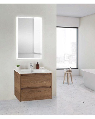 Тумба под раковину BelBagno KRAFT 39-700/390-2C-SO-RT подвесная Rovere Tabacco