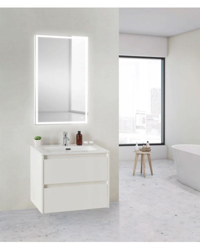 Тумба под раковину BelBagno KRAFT 39-600/390-2C-SO-BO подвесная Bianco Opaco